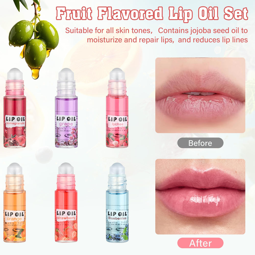 Anwuozu orange lip gloss provides fresh citrus scent and lightweight moisture.
