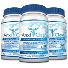 AnxiClear 3-month supply bottle and packaging