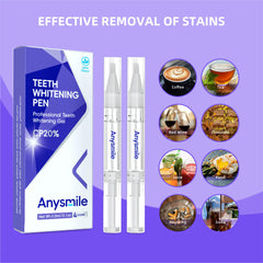 Travel-friendly Anysmile whitening pens with case