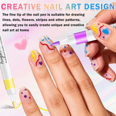 AOAZXBB quick-drying pigments minimize smudges during nail art.