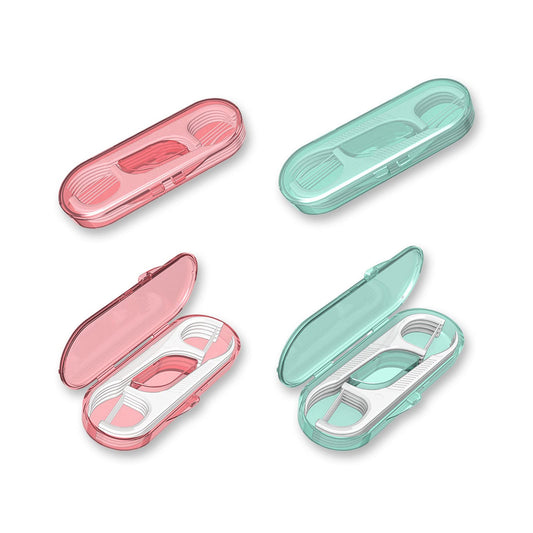 AOCEAN Dental Floss Picks set with 40 pieces and four storage cases