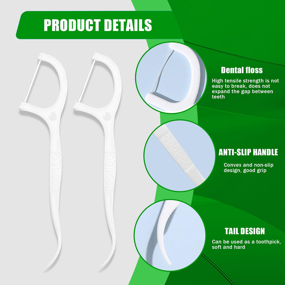 Braces-friendly dental floss picks for between-teeth cleaning