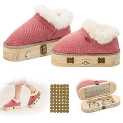 AODANC Moxibustion Shoes Pink 7-8.5 – front view