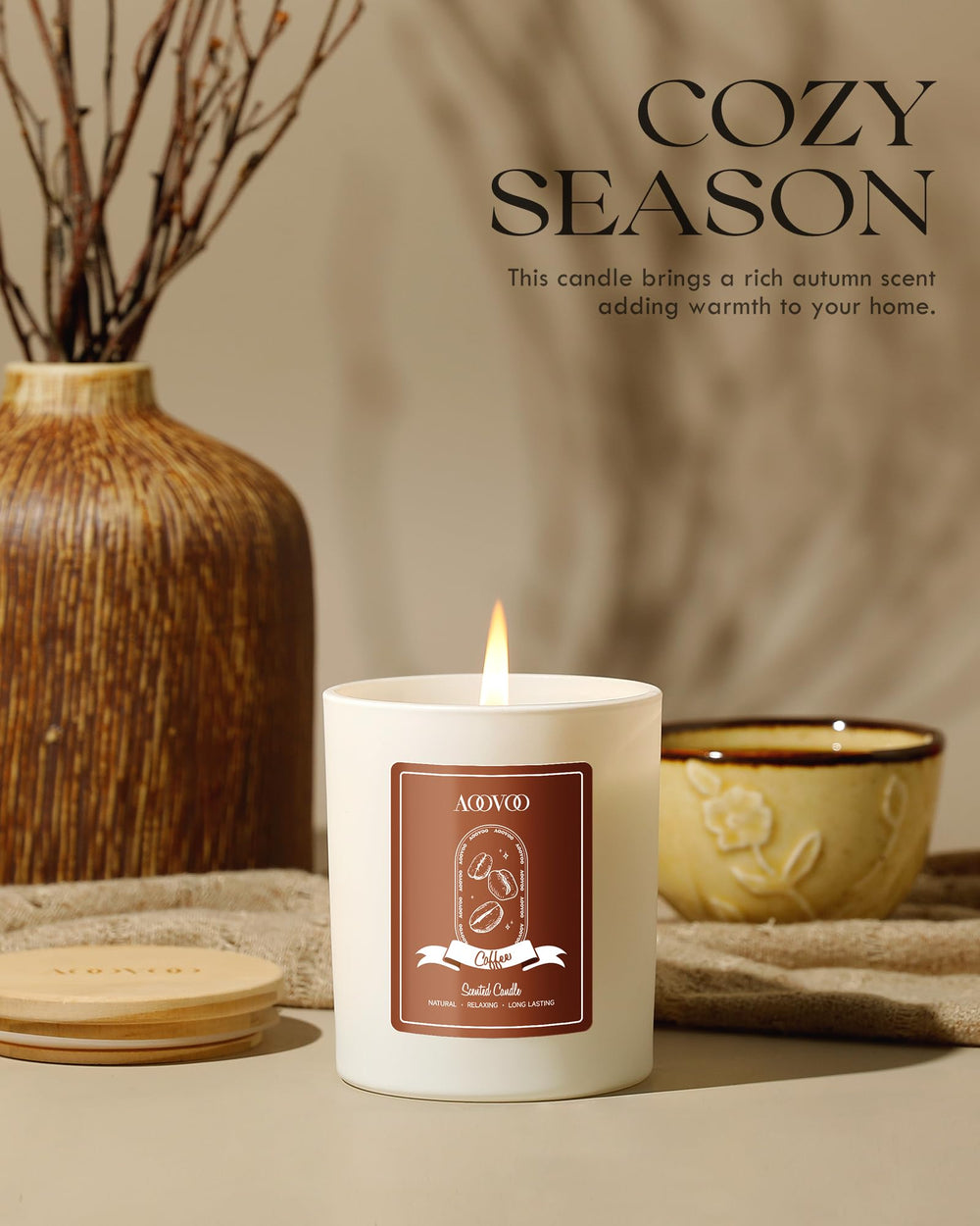 Gift-ready Macchiato Candle for women - Christmas gift
