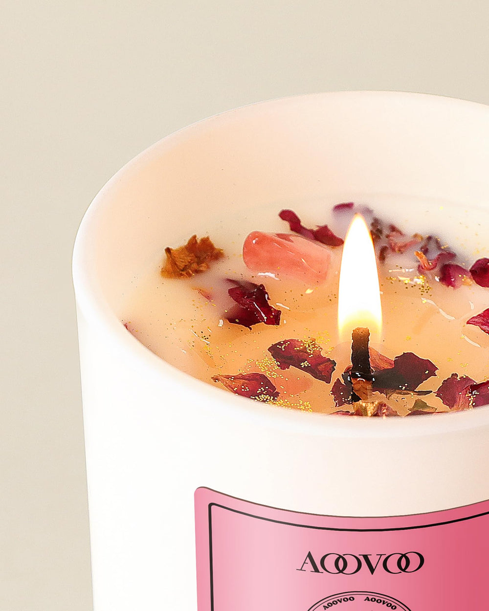 Aoovoo rose candle packaging box for gifting