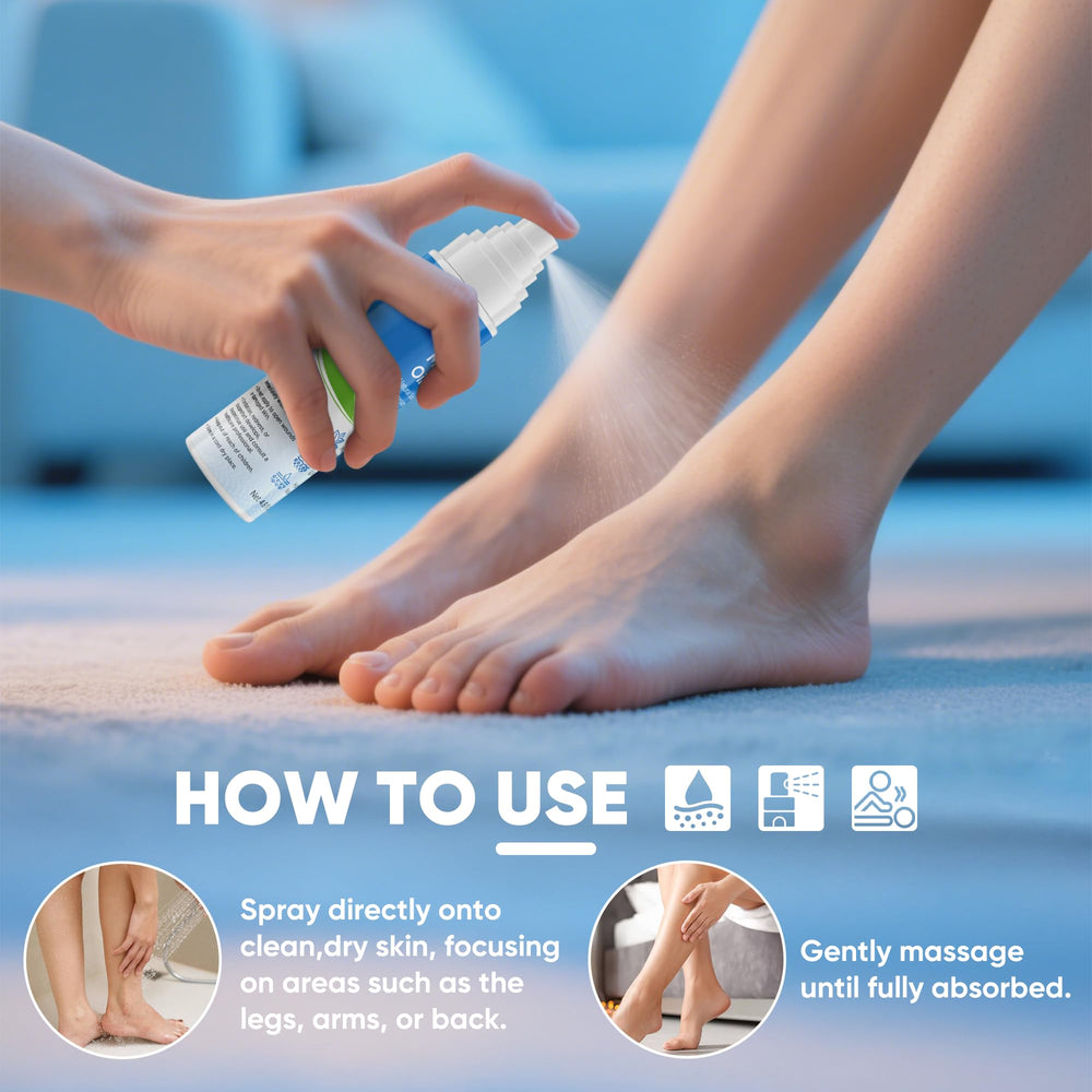 Person sleeping peacefully after using magnesium oil spray