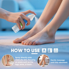 Person sleeping peacefully after using magnesium oil spray