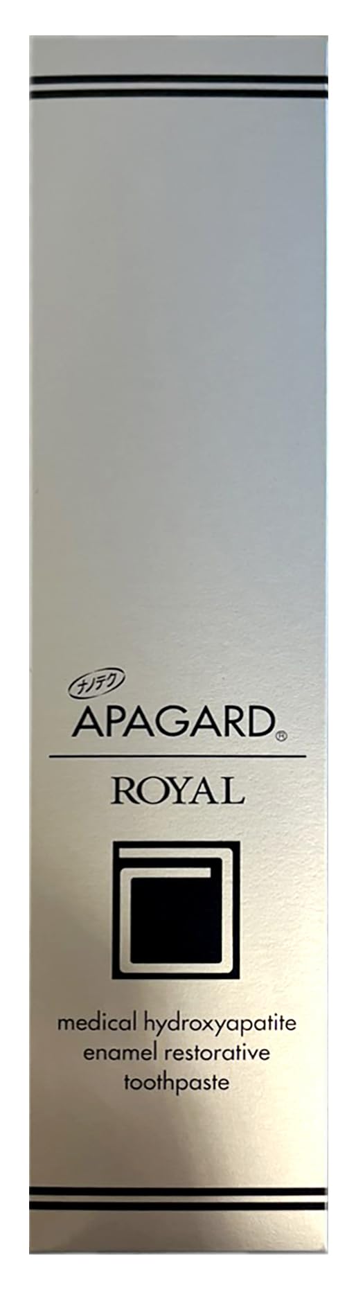Front view of Apagard Tooth Polish Royal 135g toothpaste