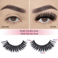APCYUST cruelty-free lashes offer luxurious appearance with ethical materials.