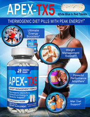 APEX-TX5 lifestyle image with healthy meal and water