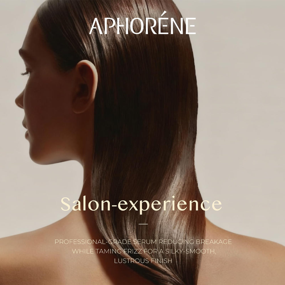 APHORENE Daily hair care routine features lightweight conditioning and subtle shine.