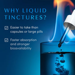 Dropper releasing Blue Burn solution for daytime use