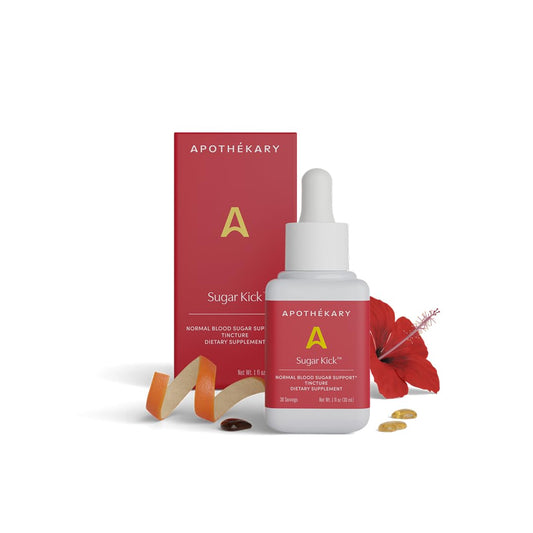 Sugar Kick Herbal Drops bottle front view