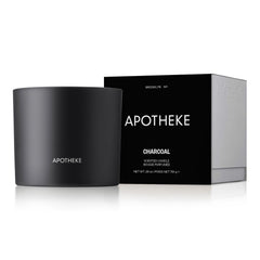 Apotheke Charcoal 3-Wick Candle in 26 oz jar - front view