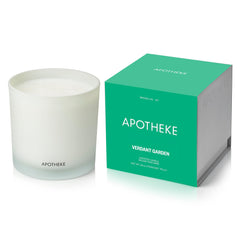 Verdant Garden 26oz 3-Wick Candle in glass jar