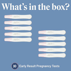 Two-line pregnancy result on Apphia test