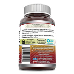 Serving size of 2 capsules for 60 servings per bottle
