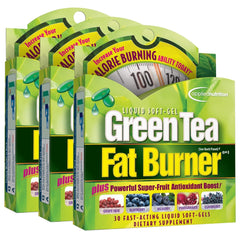 Applied Nutrition Green Tea Fat Burner bottle with 30 liquid soft-gels