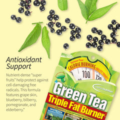 Ingredients: Green Tea Extract and caffeine in the formula