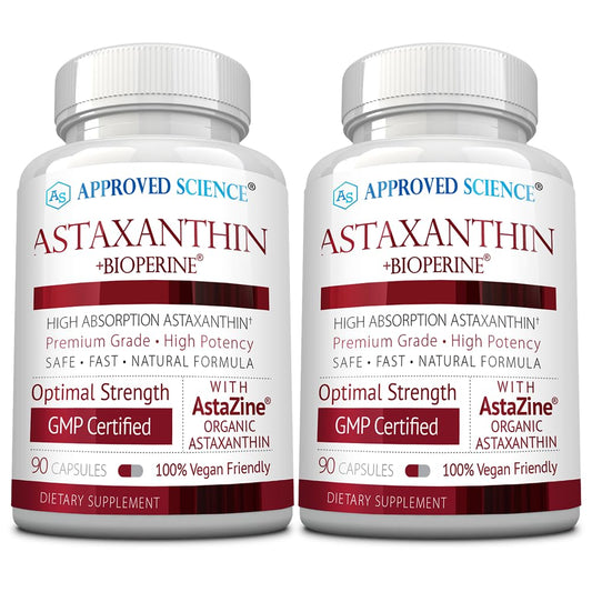 Hero image of Approved Science Astaxanthin 12 mg bottle