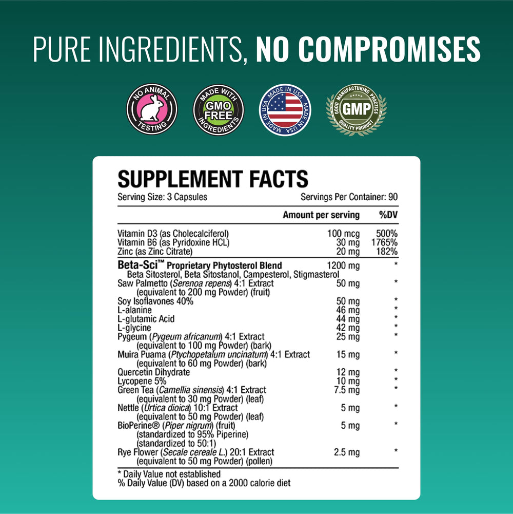 Approved Science Prostarex capsules arranged to illustrate a simple, consistent daily routine.