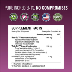 Two bottles containing 380 vegan capsules