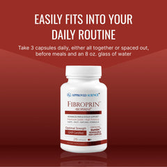 Fibroprin packaging indicating Made in USA and six-month supply