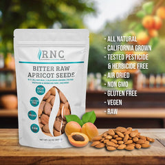 Apricot seeds rich in B17 and minerals