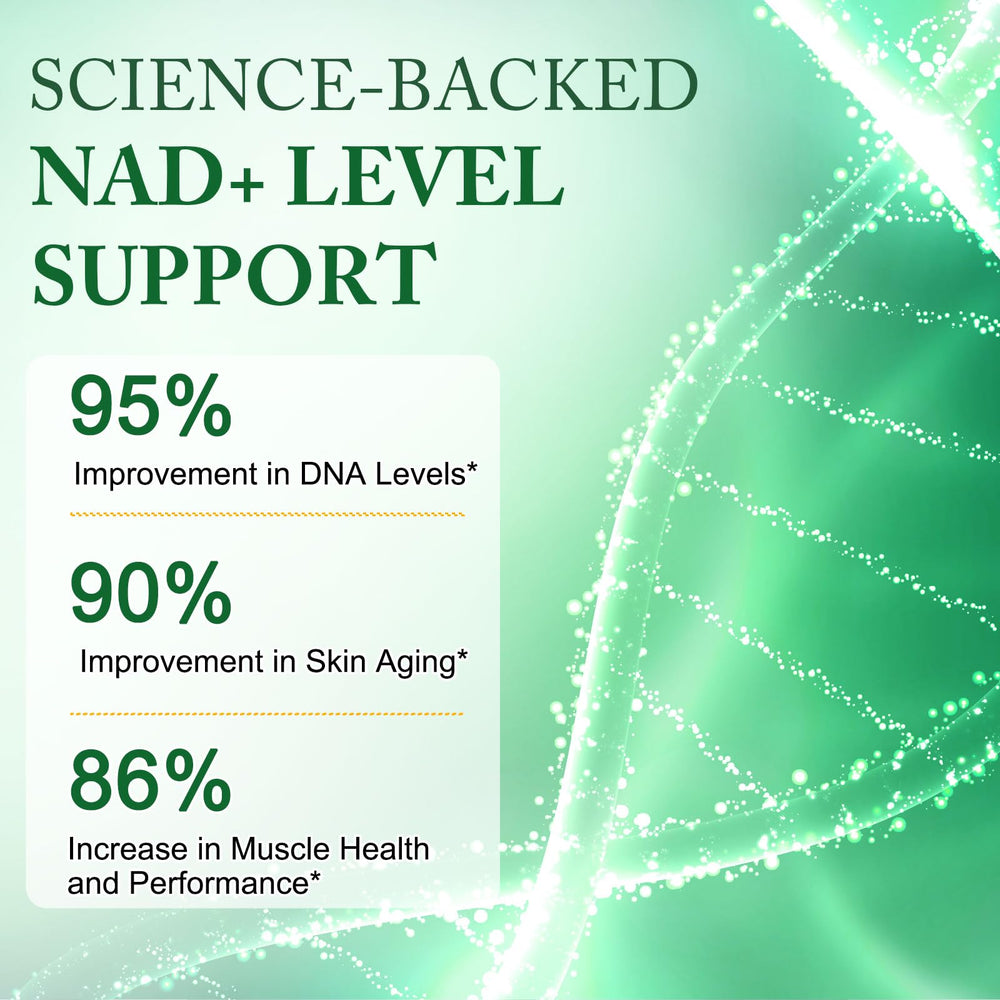 NAD supplement label and ingredients