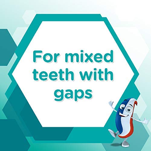 Mint flavour design on Aquafresh My Big Teeth packaging