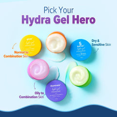 Aqualogica Illuminate+ Hydra Gel on skin feels lightweight.