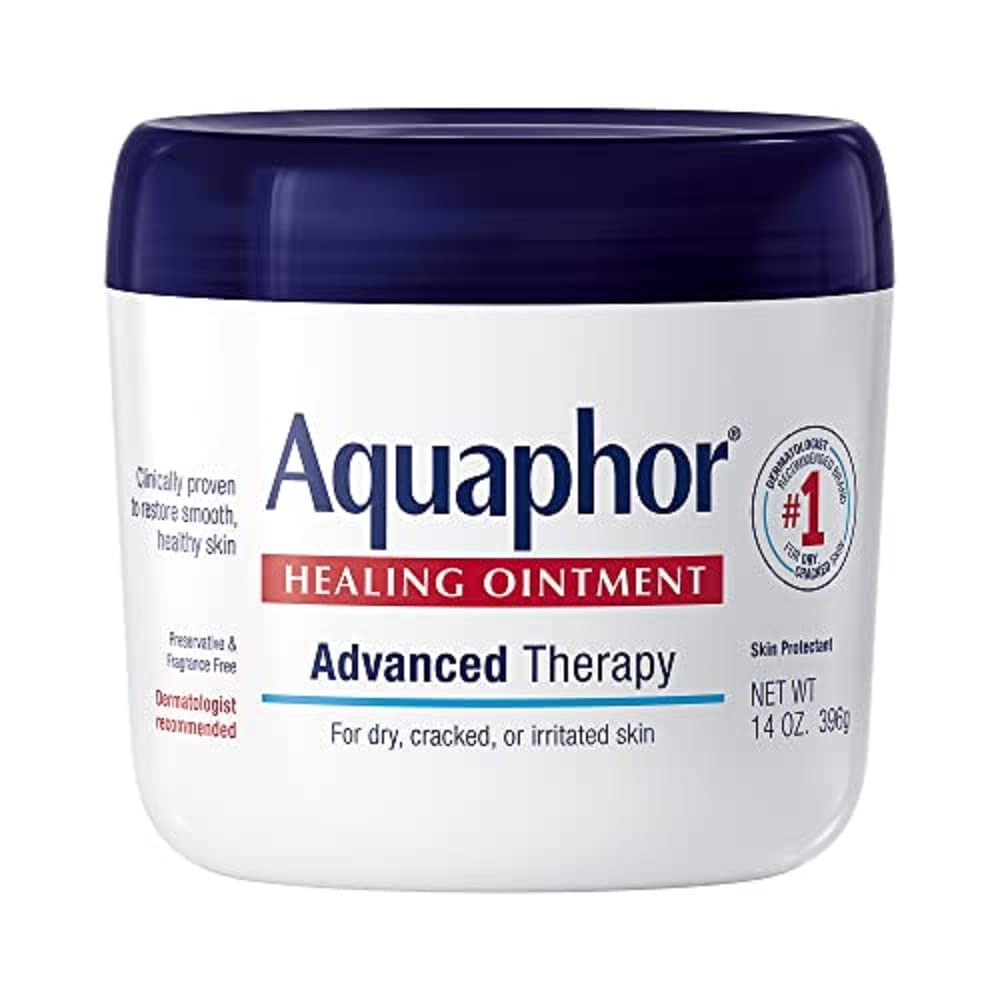 Aquaphor Healing Ointment bottle front view for dry skin protection