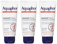 Aquaphor Healing Skin Ointment tubes close-up for quick moisture.