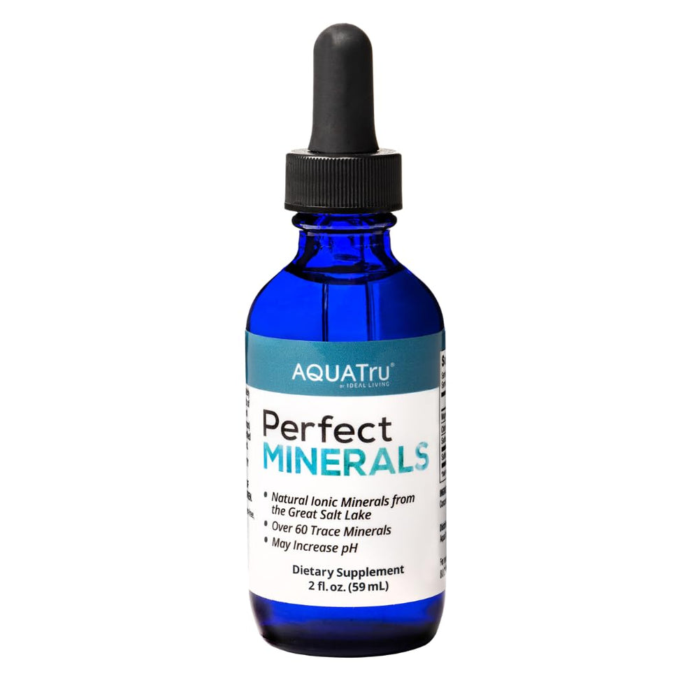 AquaTru Perfect Minerals bottle with dropper