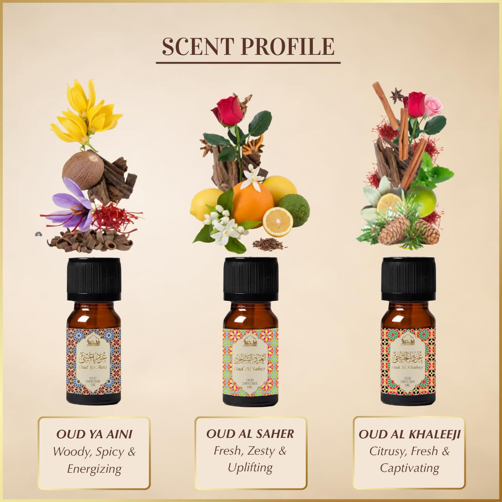 Oud Ya Aini diffuser oil bottle
