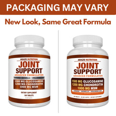 Cartilage and joint health illustration with supplement branding