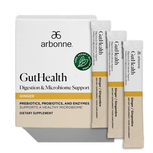 Arbonne Gut Health Digestion Support packaging