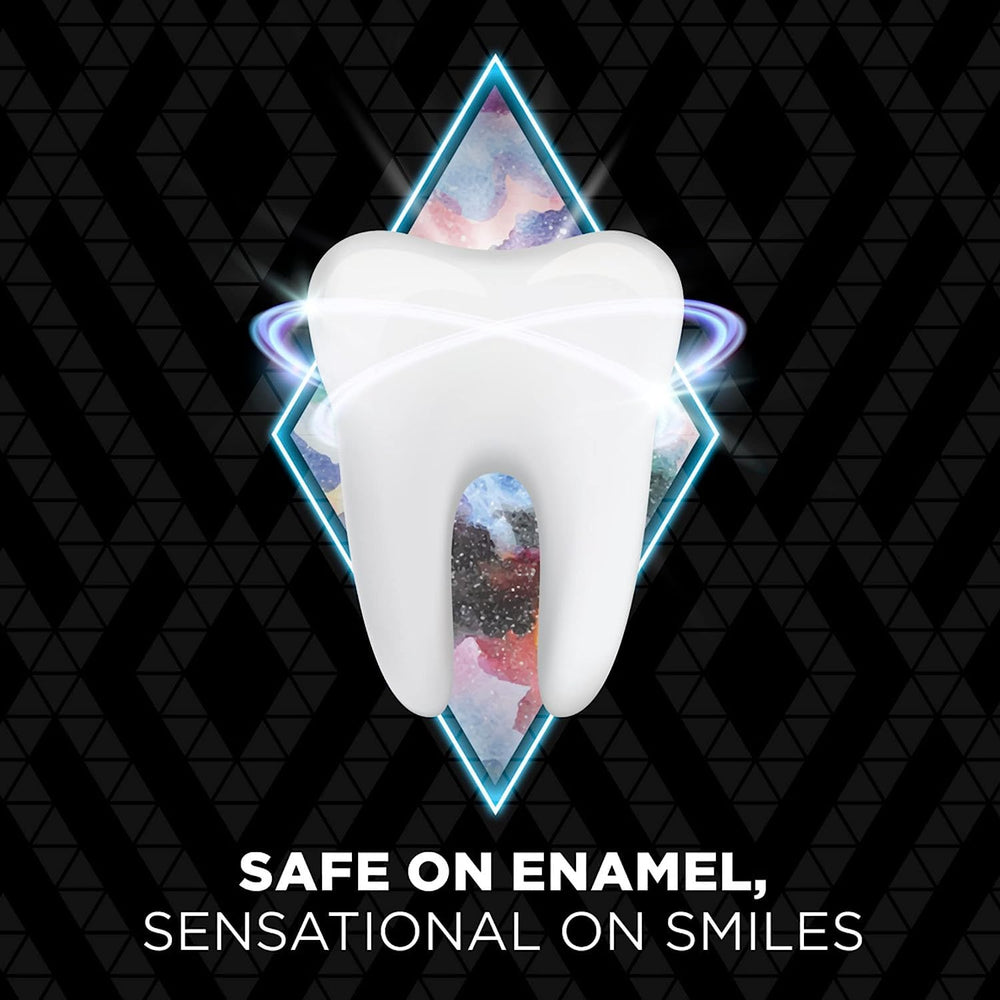 ARC Smile Amplifier strips positioned for whitening