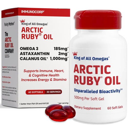 Arctic Ruby Oil 1000mg bottle with label