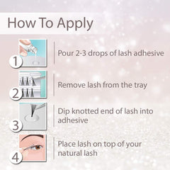 Ardell LashTite drop-tip applicator demonstrates controlled glue application.