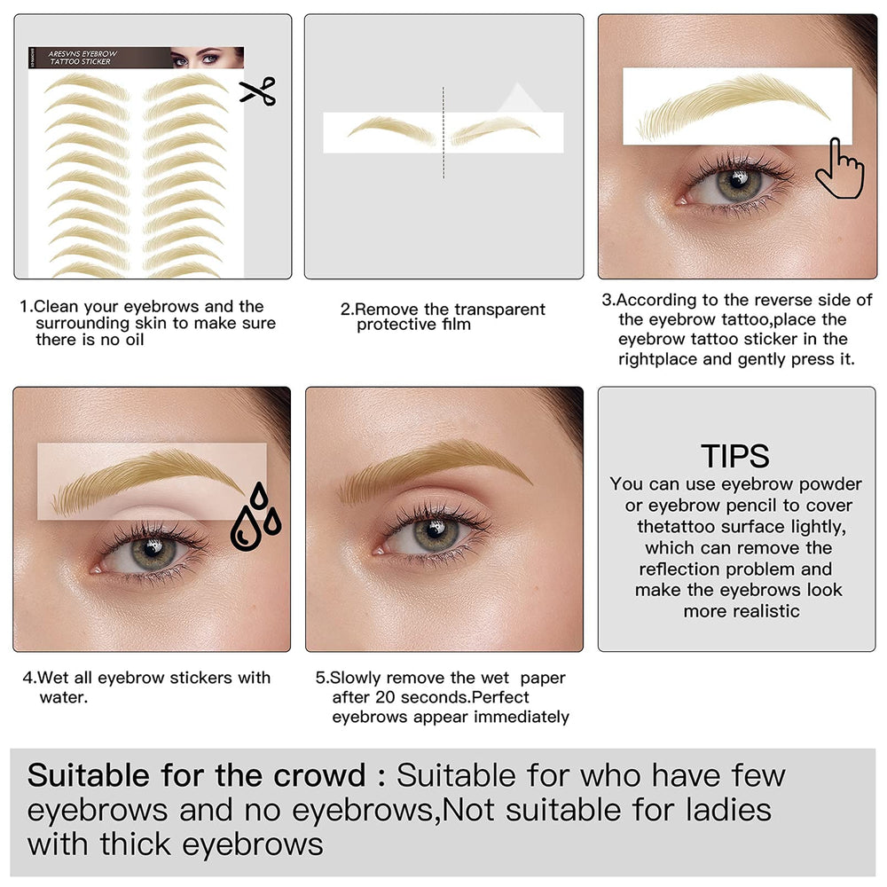 Aresvns Gift Packaging Eyebrow Tattoos makes a thoughtful present.