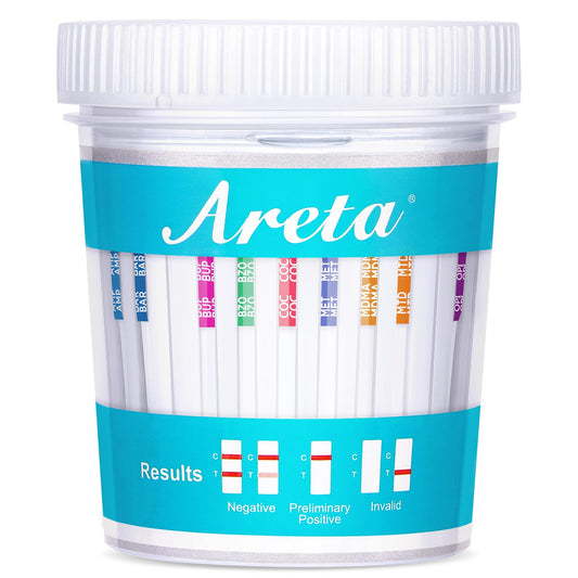 Areta 14-Panel At-Home Drug Test Cup package