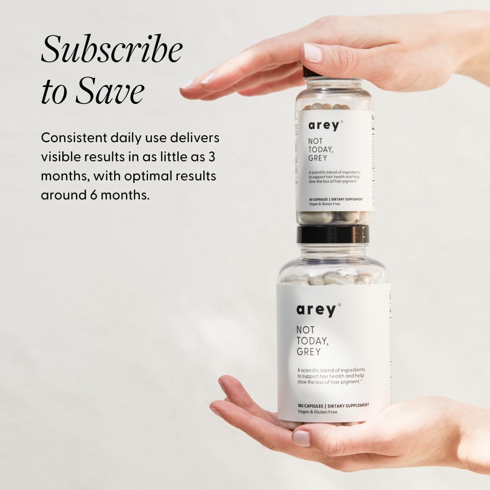Arey Not Today daily pill routine for consistent hair care