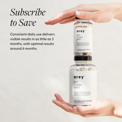 Arey Not Today daily pill routine for consistent hair care