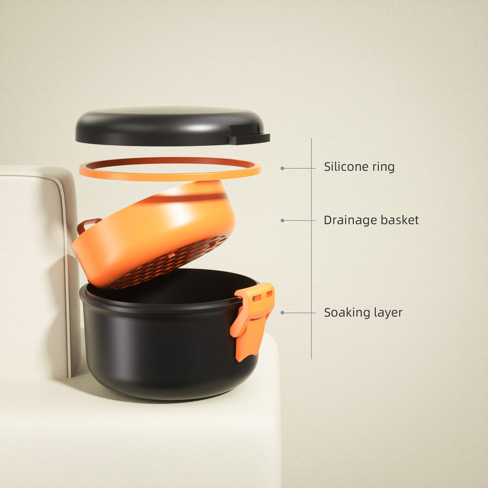 Durable 3mm plastic shell with metal hinge - close-up