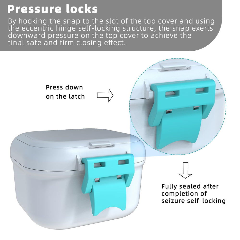 Upper storage compartment for pills and small items