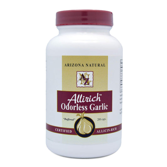 Arizona Natural Allirich Odorless Garlic Soft-Gels bottle