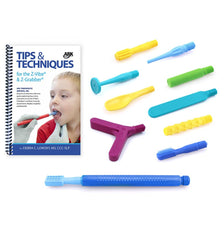 ARK's Z-Vibe Sensory Oral Motor Kit product image showing blue Z-Vibe with tips and storage case