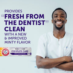 Gum health protection and tartar prevention features on label