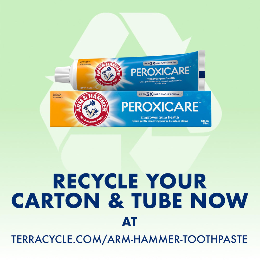 Arm & Hammer oral care product collection featuring Peroxicare